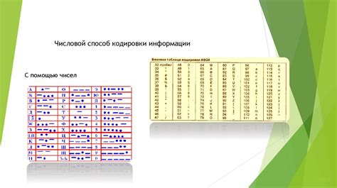 Анализ числовой кодировки
