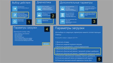Переход в режим безопасного режима