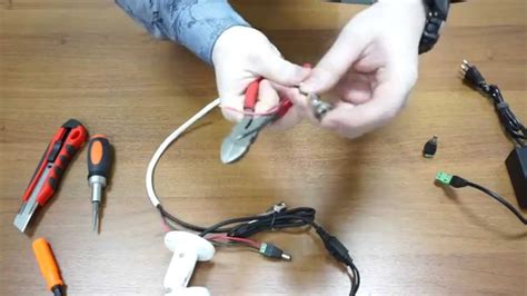 Подключение камеры к электросети