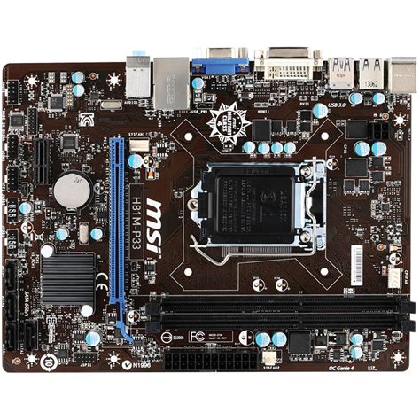 Подключение MSI H81M-P33: основные шаги