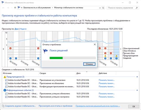 Причины ошибок в работе