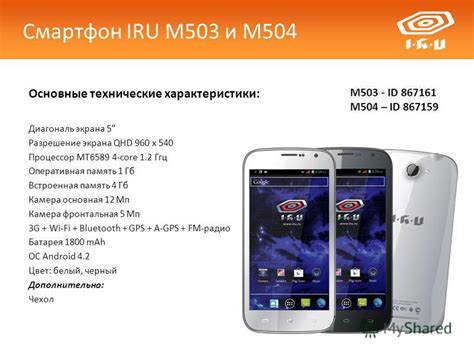 Технические характеристики и разрешение экрана