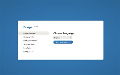 Установка Drupal