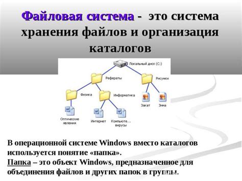 Файловая система и форматирование