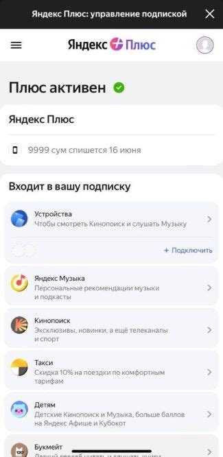 Шаг 1: Открытие приложения Yandex.Plus