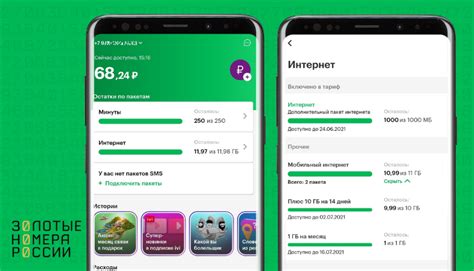 Как узнать остаток переведенных гигабайт на Мегафоне