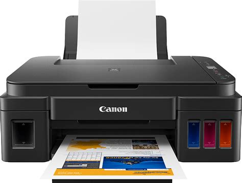 Процесс подготовки к установке цветной печати на принтере Canon g2411